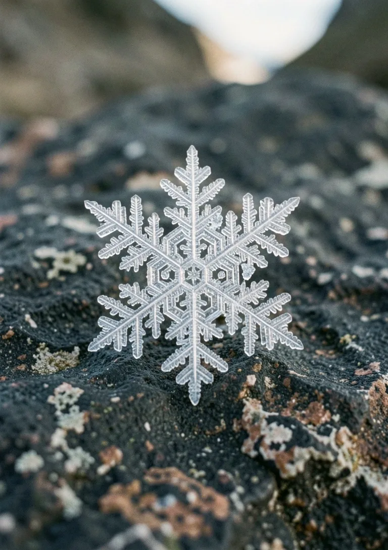 Mikroskopische Struktur von Eis